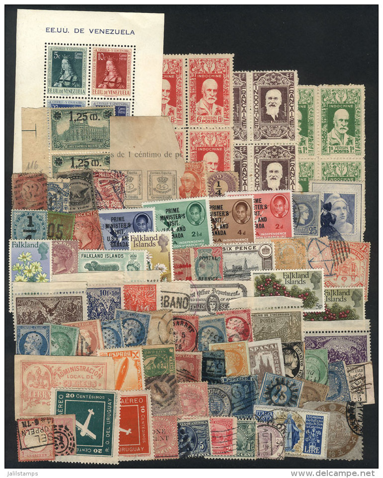 Lot Of Varied Stamps, Mixed Quality (some With Defects, Others Of Fine To VF Quality), Low Start! - Autres & Non Classés