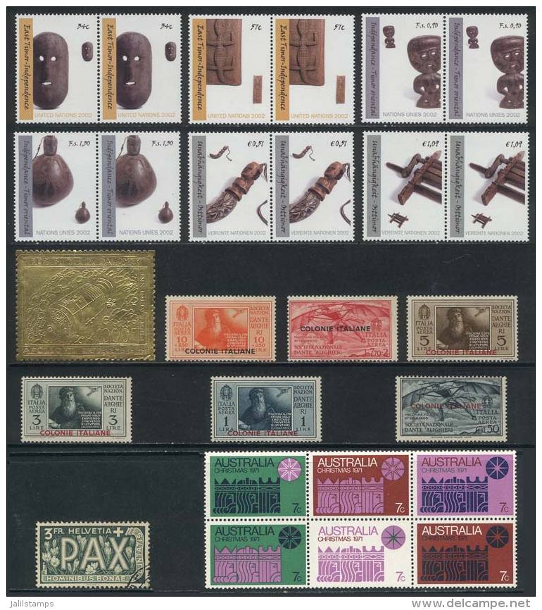 Varied Lot Of Sets And Good Stamps, Almost All MNH And Of Excellent Quality, Yvert Catalog Value Euros 185+ - Autres & Non Classés
