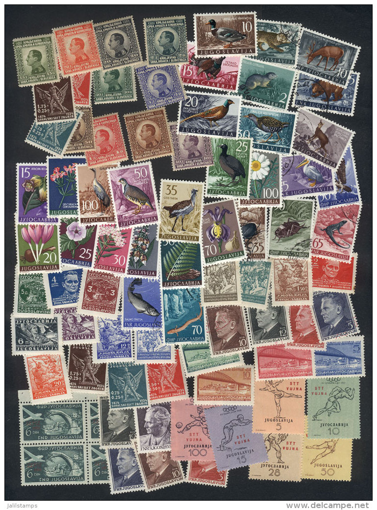 Lot Of Varied Stamps And Sets, Used And Mint (some Without Gum, And Most Lightly Hinged Or Unmounted), In General... - Autres & Non Classés