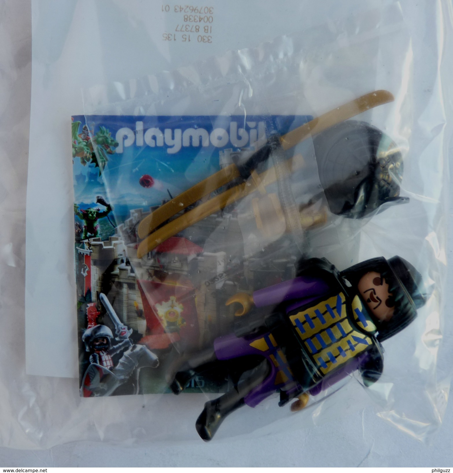 PLAYMOBIL 1 FIGURINE CHEVALIER SAMURAI VIOLET QUICK NEUF DANS SON EMBALLAGE SCELLE 2016 - Playmobil