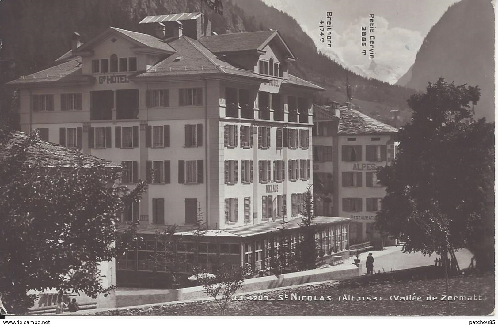 CPA   Suisse  St-Nicolas  (Alt 1153)  Vallée De Zermatt - Zermatt