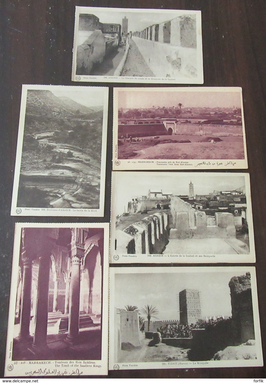 Lot De 6 Cartes Postales Afrique Du Nord Non-circulées - 5 - 99 Cartoline