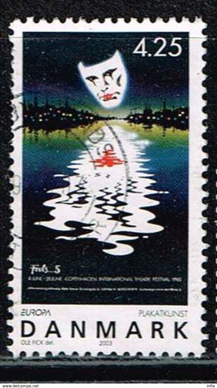 Dänemark 2003, Michel# 1341 O     Europa (C.E.P.T.) 2003 - Poster - Used Stamps