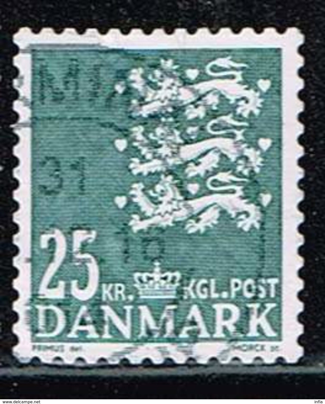 Dänemark 2010, Michel#  1619 O Coat Of Arms - Used Stamps