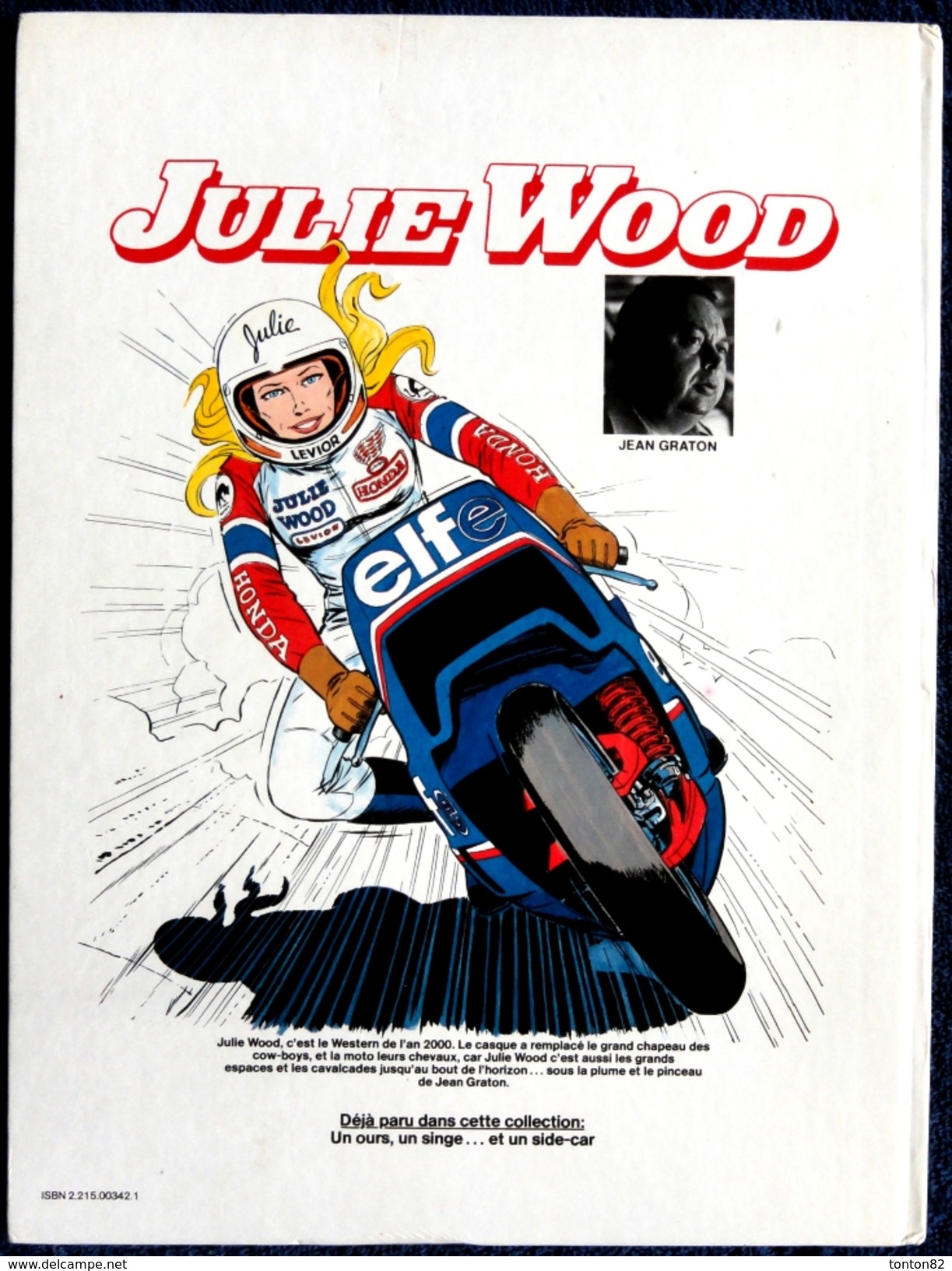 Jean Graton - Julie Wood - N° 7 - Ouragan Sur Daytona - Éditions Fleurus - ( E.O. 1980 ) . - Julie Wood
