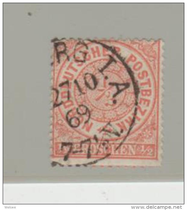 NdpMi.Nr.15  /   NORDDEUTSCHER POSTBEZIRK - HAMBURG I.A. Einkreis 27.10.69 - Used