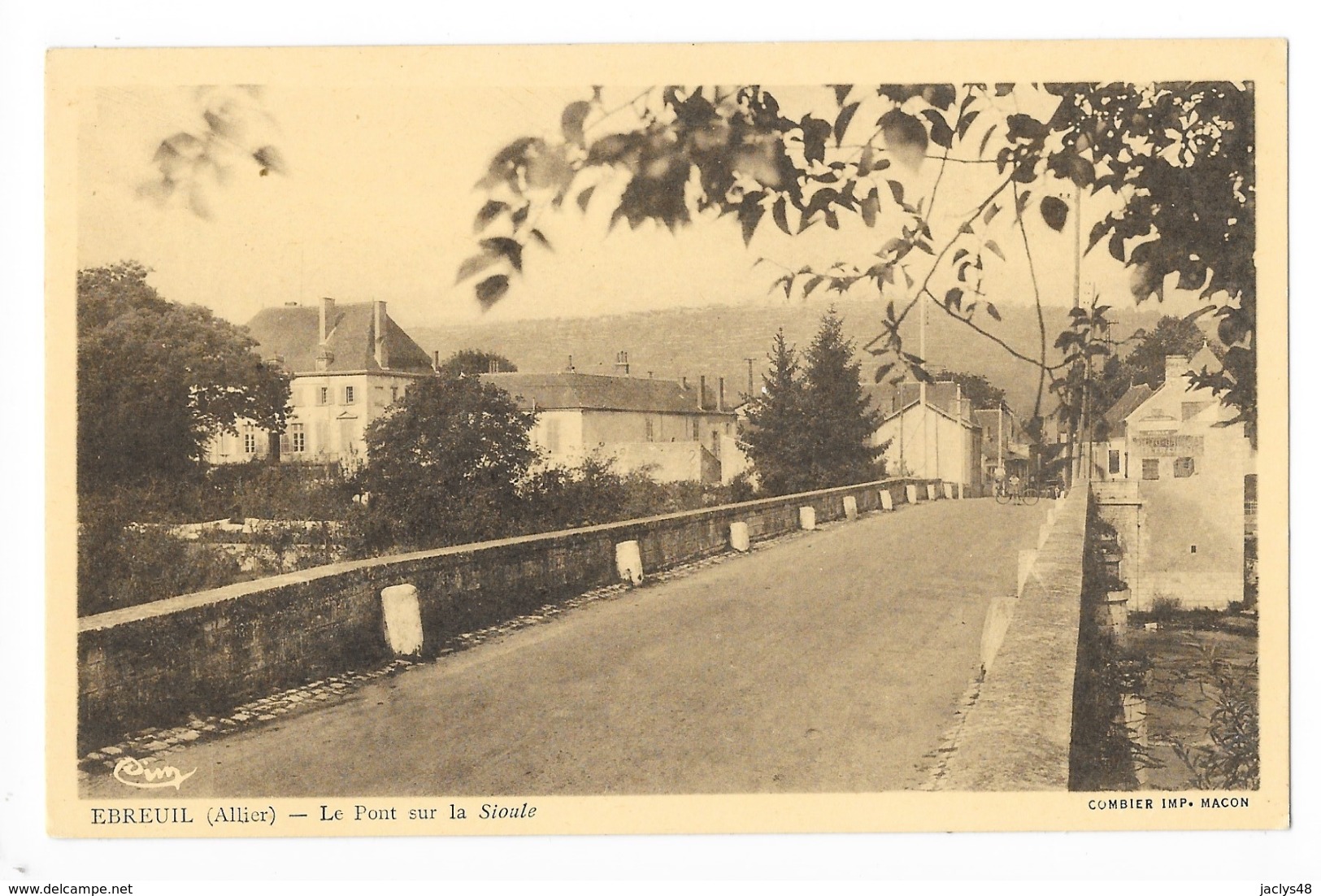 EBREUIL  (cpa 03)   Le Pont Sur La Sioule  -     - L 1 - Autres & Non Classés