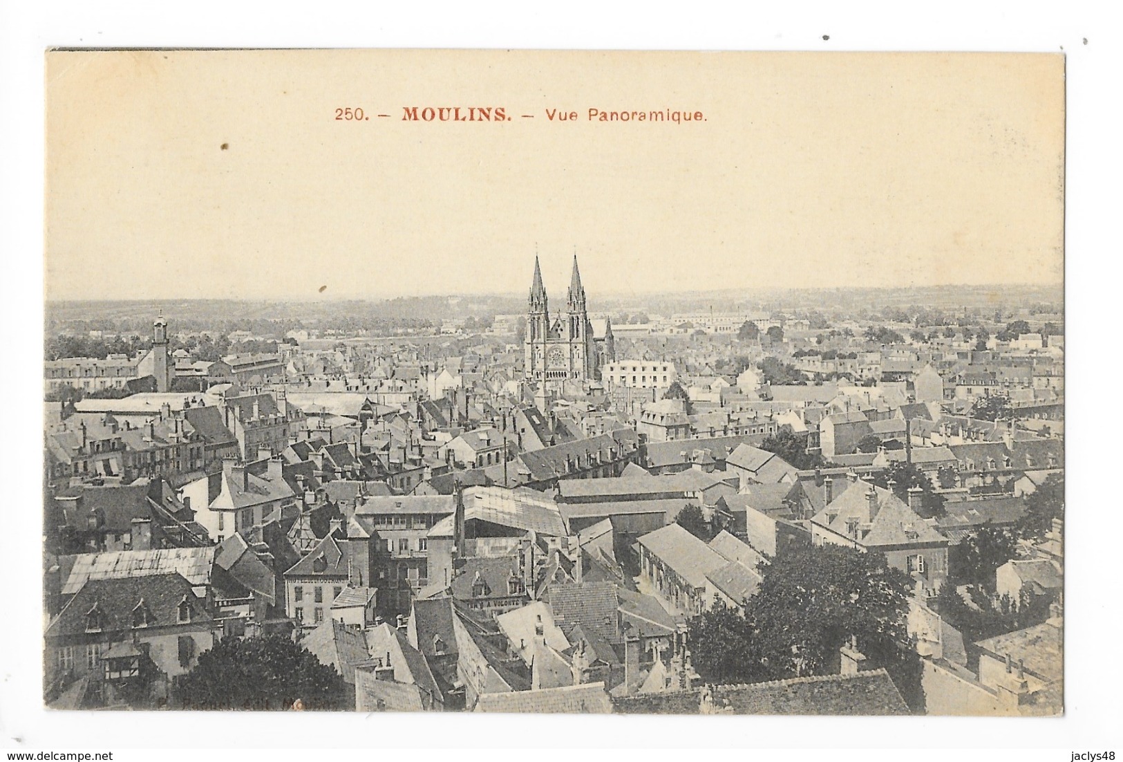 MOULINS  (cpa 03)   Vue Panoramique  -     - L 1 - Moulins