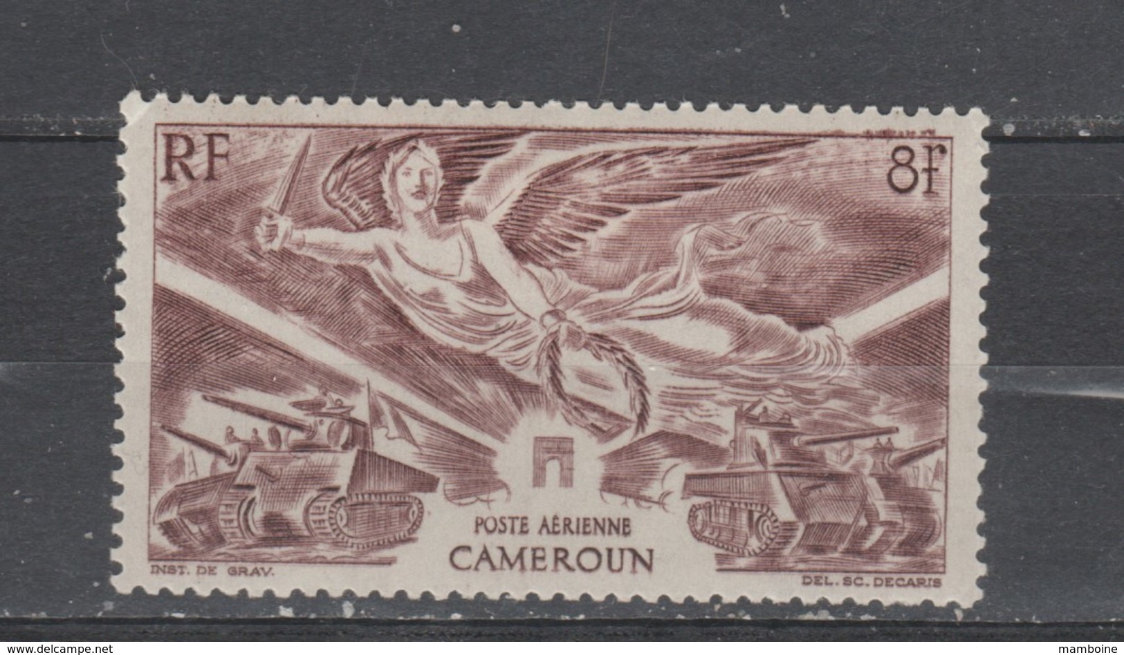 Cameroun 1946 .  Tchad / Rhin  Pa N° 33 Neuf X - Airmail