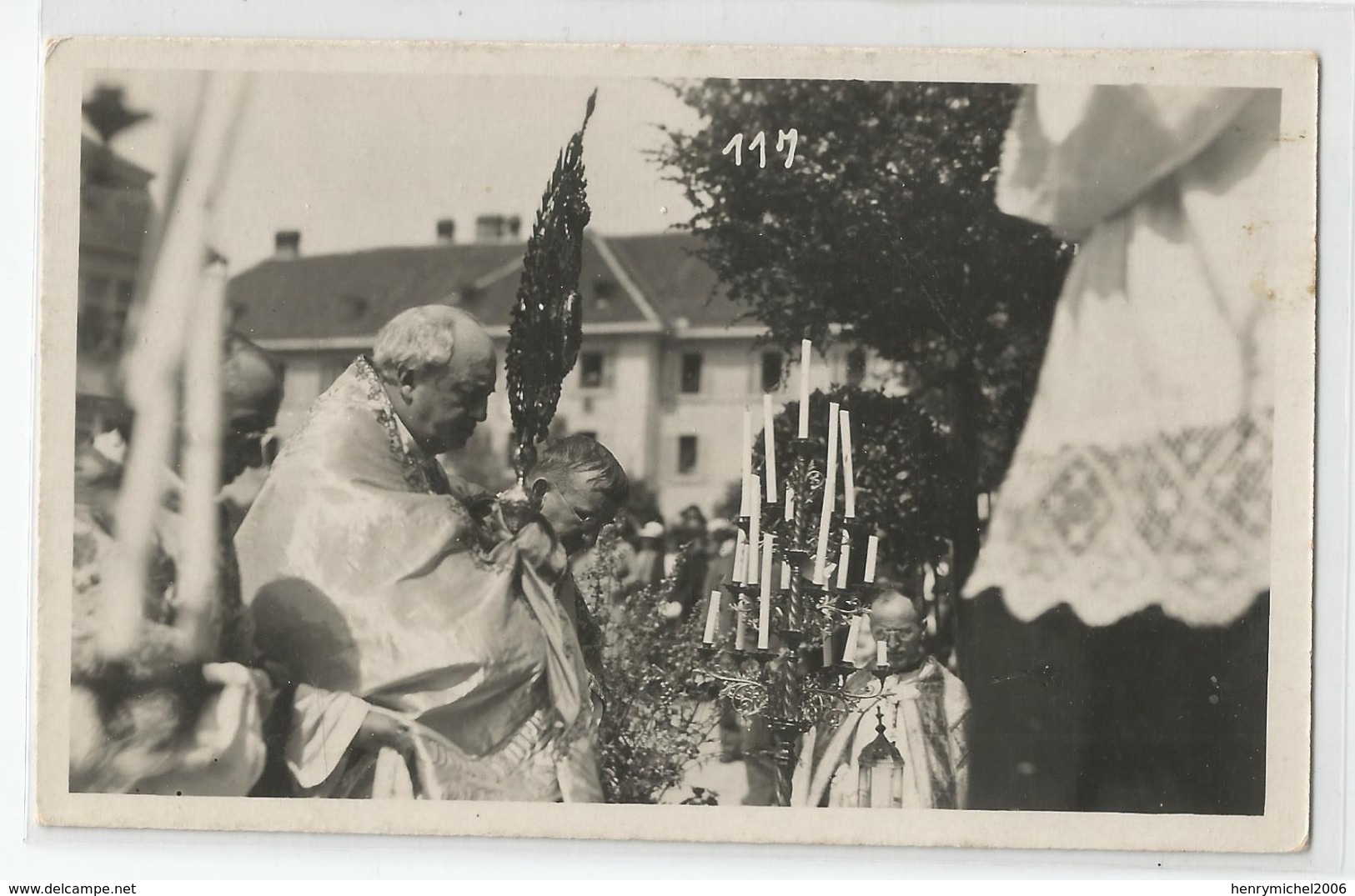 Suisse - Fribourg  Messe 1955 Carte Photo De Mulhauser - Fribourg