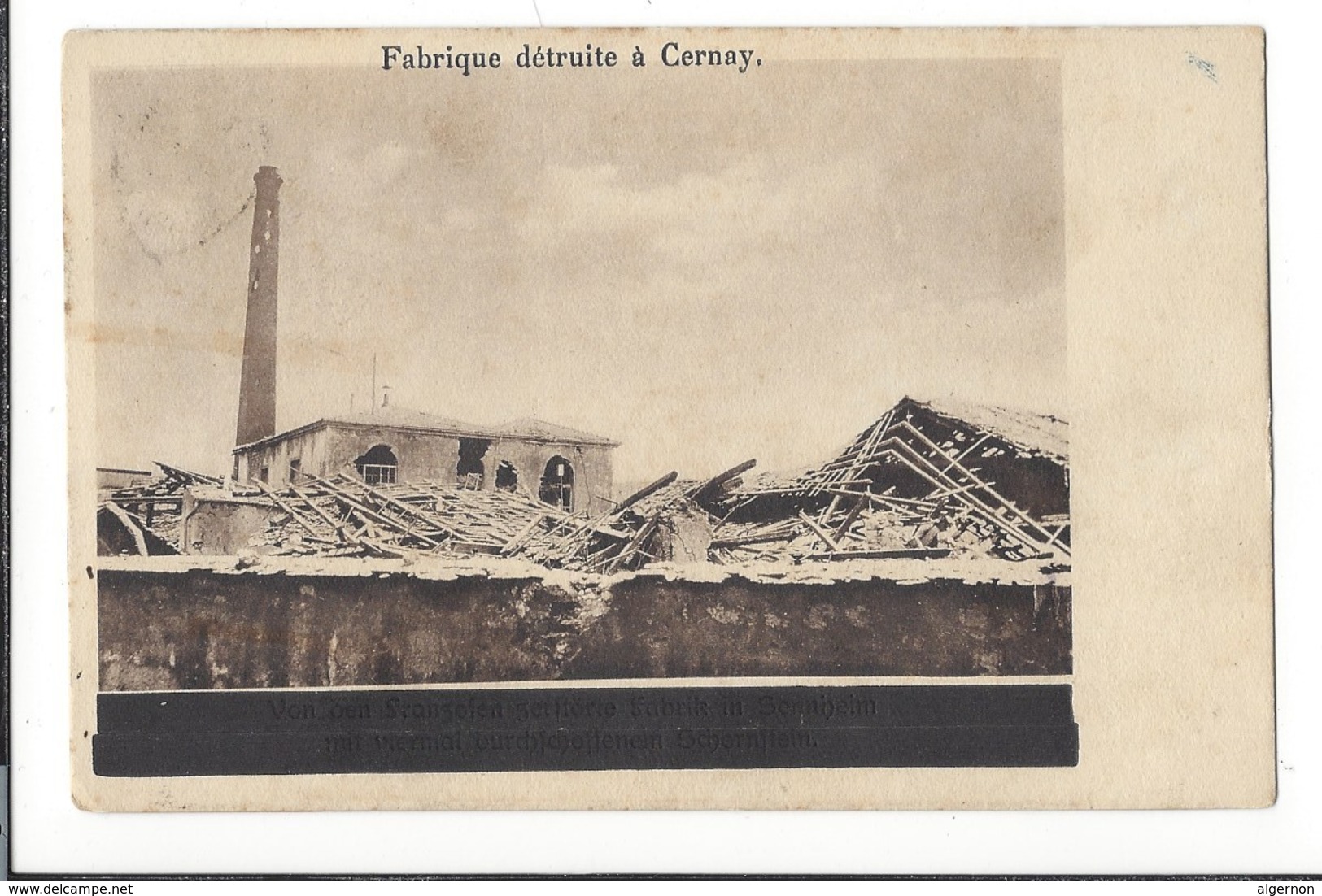 16788 - Fabrique Détruite à Cernay - Cernay