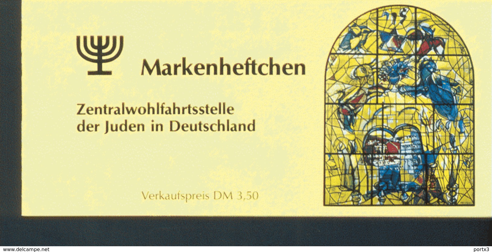 SM - Heftchen ZWST  Der Juden Mit 5 X Michel Nr. 729 Berlin Weihnachten  Used Gestempelt (051) - Libretti