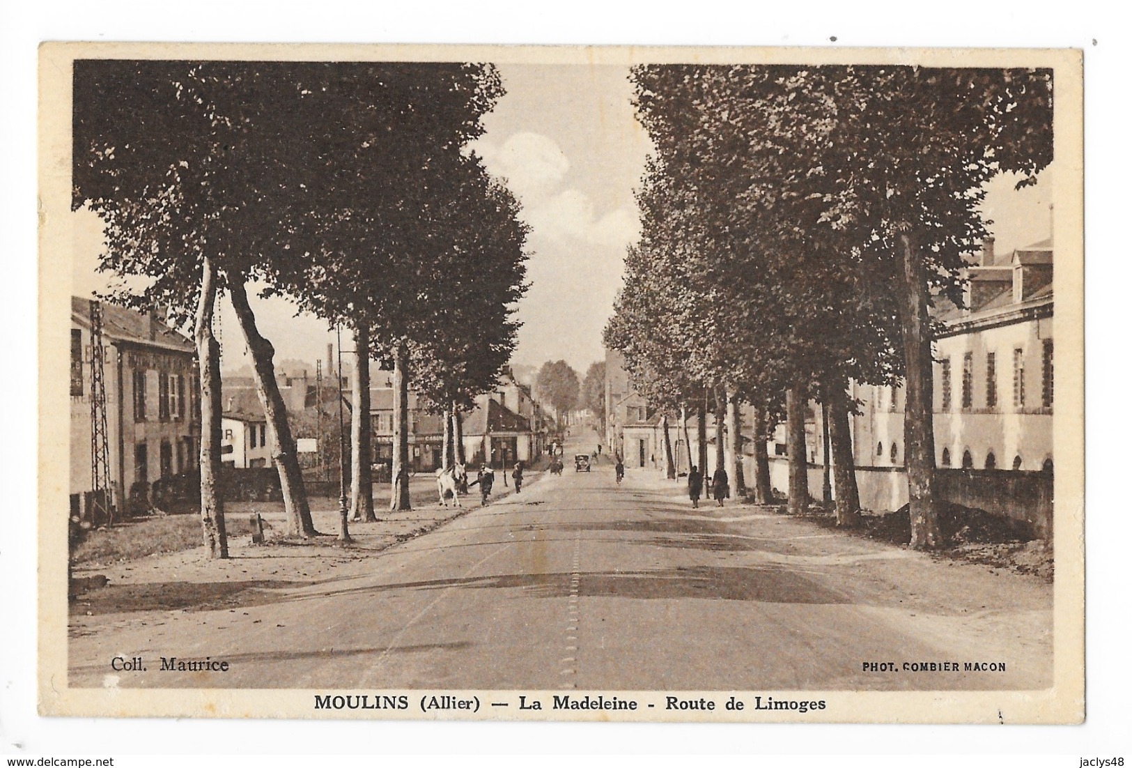 MOULINS  (cpa 03)   La Madeleine, Route De Limoges  -    - L 1 - Moulins