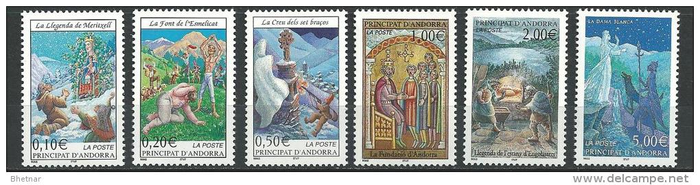 Andorre YT 559 à 564 " Légendes" 2002 Neuf** - Nuevos