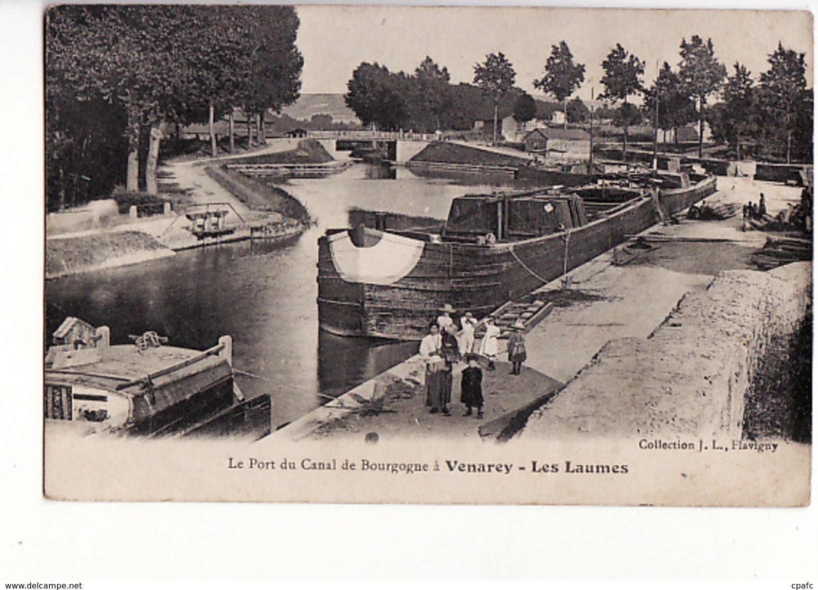 Le Port Du Canal De Bourgogne à Venarey - Les Laumes (Thème Fluviale, écluse, Péniche) / Editions J.L. - Venarey Les Laumes