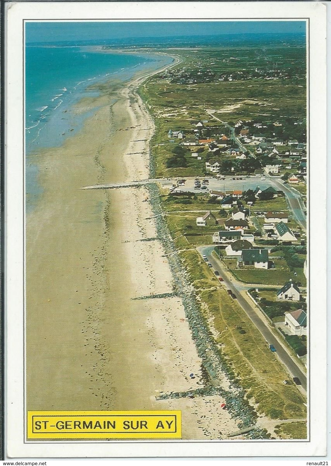 Saint-Germain-sur-Ay-Vue Générale Aérienne De La Plage-(CPM) - Autres & Non Classés