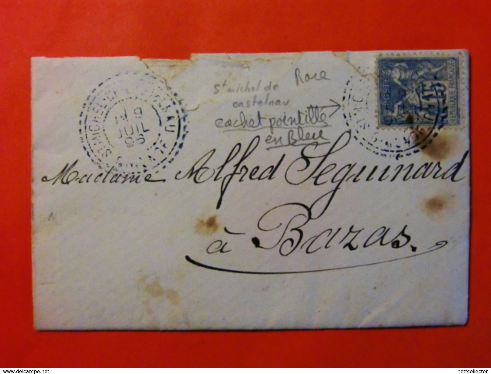 FRANCE COLLECTION 250 LETTRES CLASSIQUES DONT RARES ENTRE 1851 ET 1901 MAJ TB