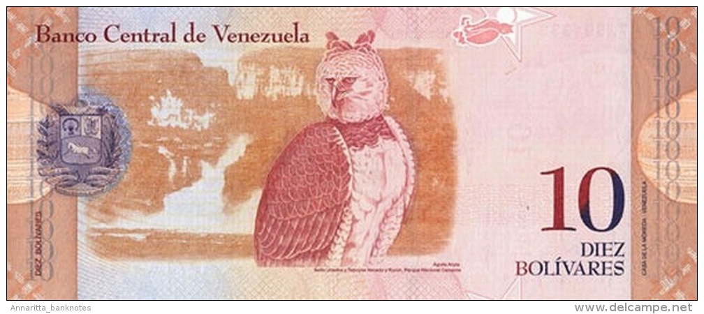 VENEZUELA 10 BOLIVARES 2011 P-90c UNC 3.2.2011 [ VE090c ] - Venezuela