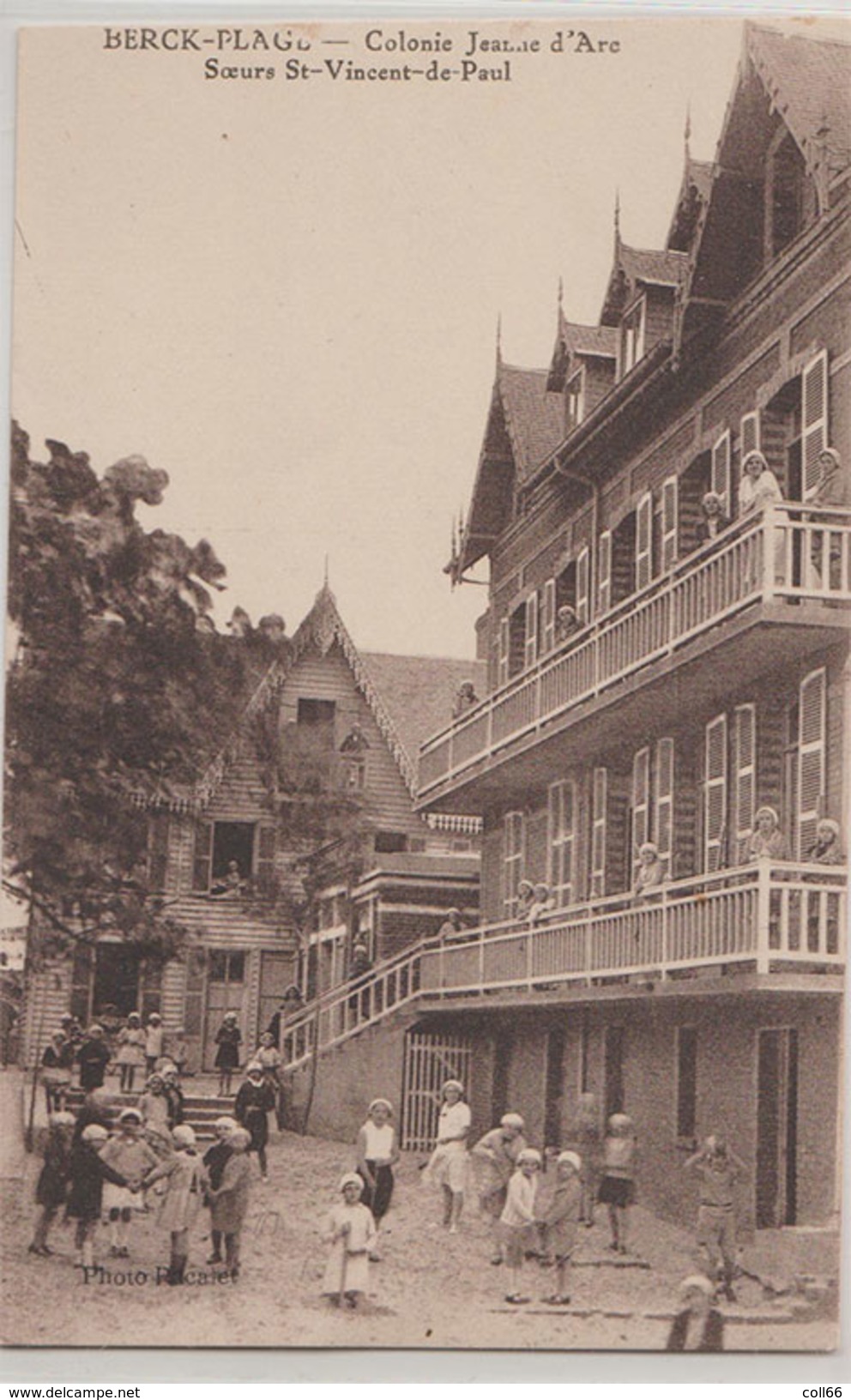 62 Berck Colonie Jeanne D'Arc TB Animée S&oelig;urs St Vincent De Paul  Editeur Photo Racalet Voir Bord Supérieur - Berck