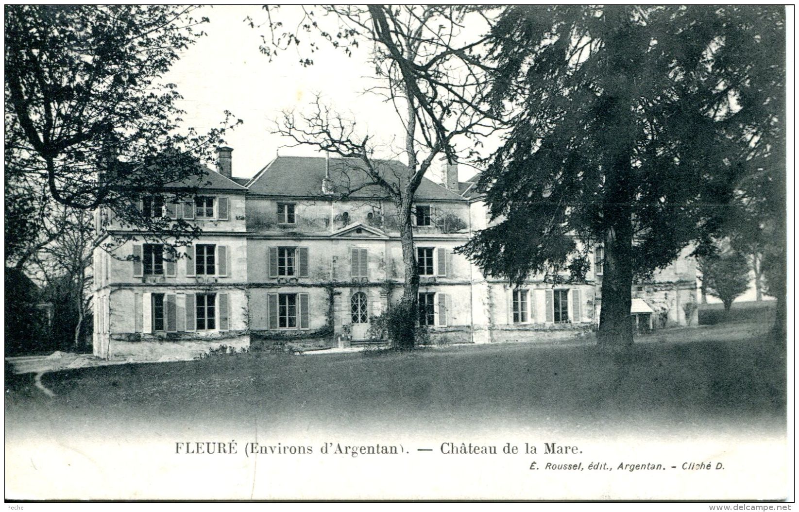 N°47535 -cpa Fleuré -château De La Mare- - Autres & Non Classés