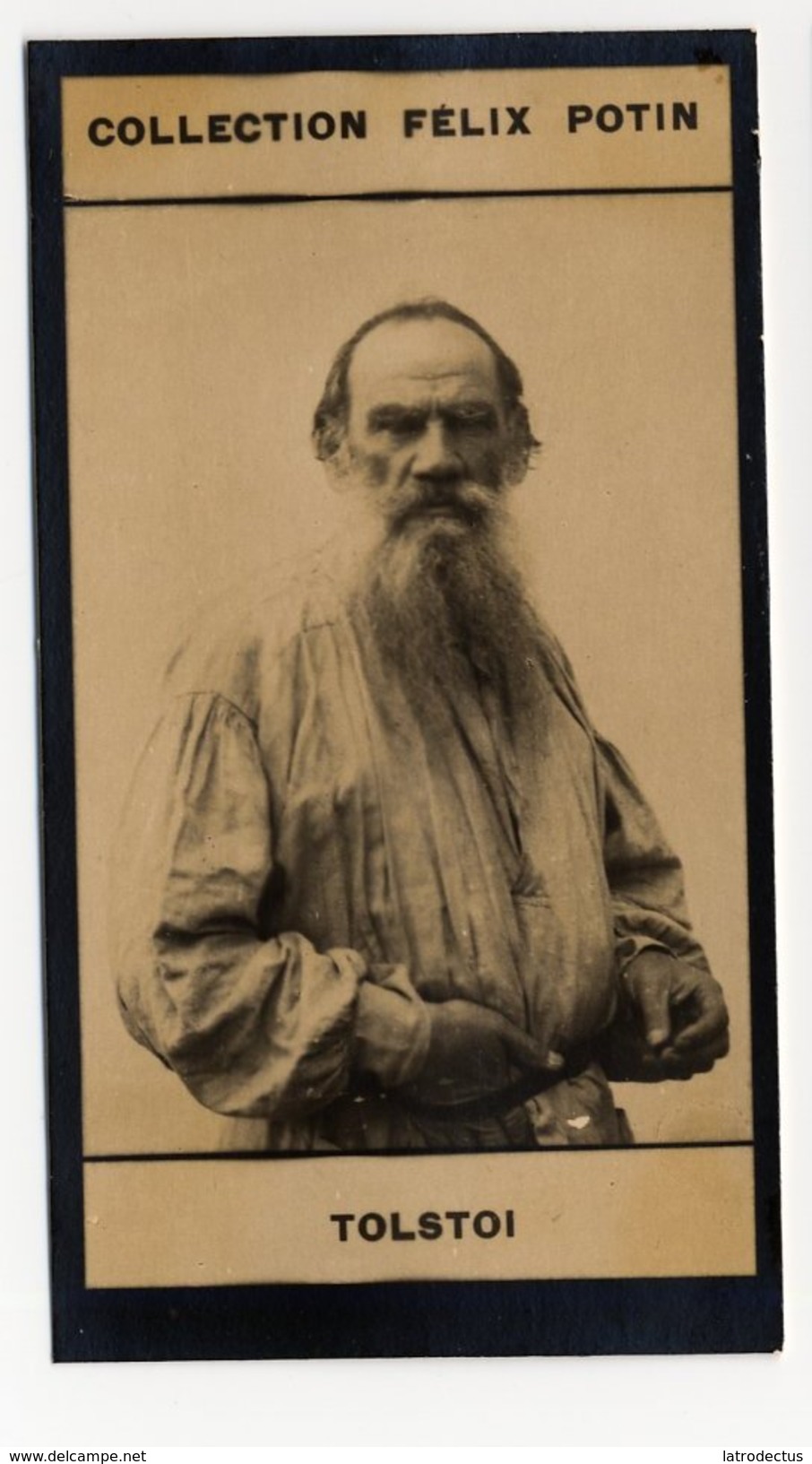 Collection Felix Potin - 1898 - REAL PHOTO - Léon Tolstoï, Lev Nikolaïevitch Tolstoï, Count Lev Nikolayevich Tolstoy - Félix Potin