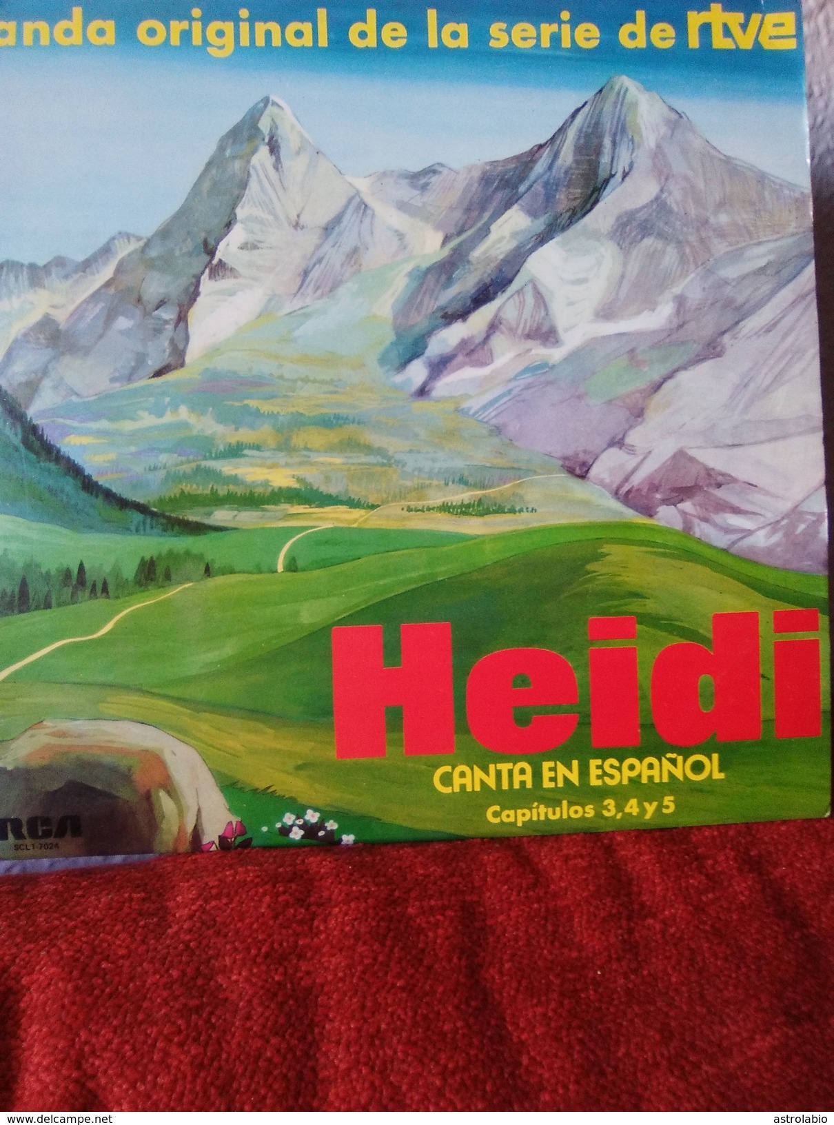 " Heidi " Disque Vinyle 33 Tours - Kinderlieder