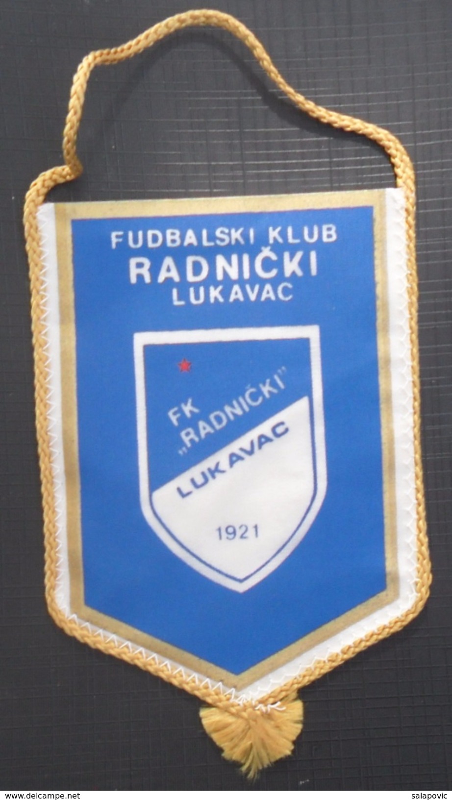 FK RADNICKI LUKAVAC, BOSNIA FOOTBALL CLUB, CALCIO OLD PENNANT, SPORTS FLAG - Apparel, Souvenirs & Other