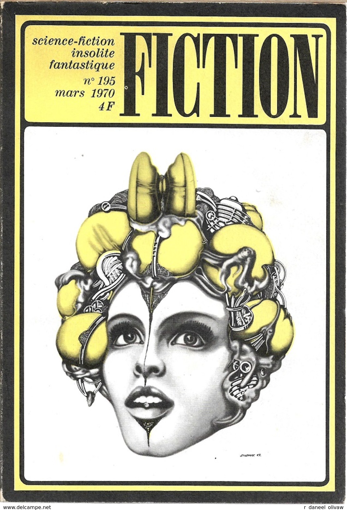 Fiction N° 195, Mars 1970 (BE+) - Fiction