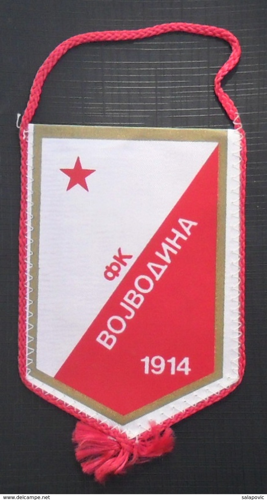 FK VOJVODINA, NOVI SAD, SERBIA FOOTBALL CLUB, CALCIO OLD PENNANT, SPORTS FLAG - Apparel, Souvenirs & Other