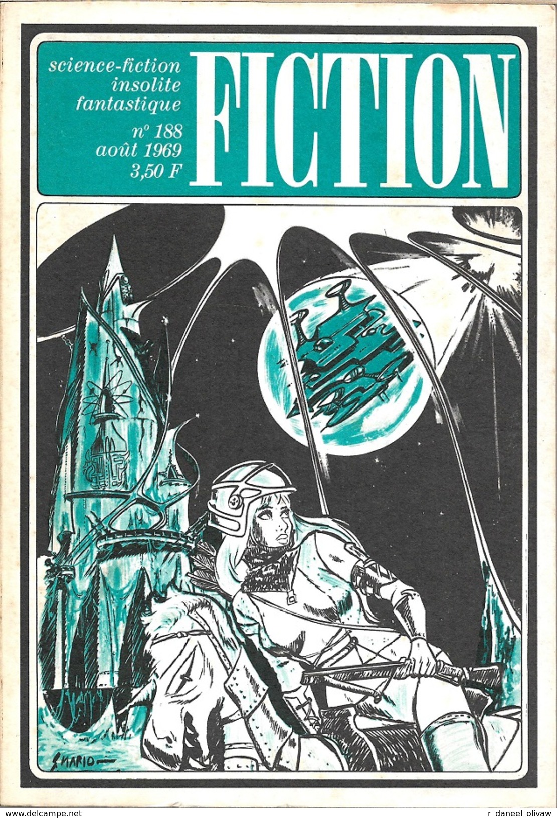 Fiction N° 188, Août 1969 (TBE) - Fiction