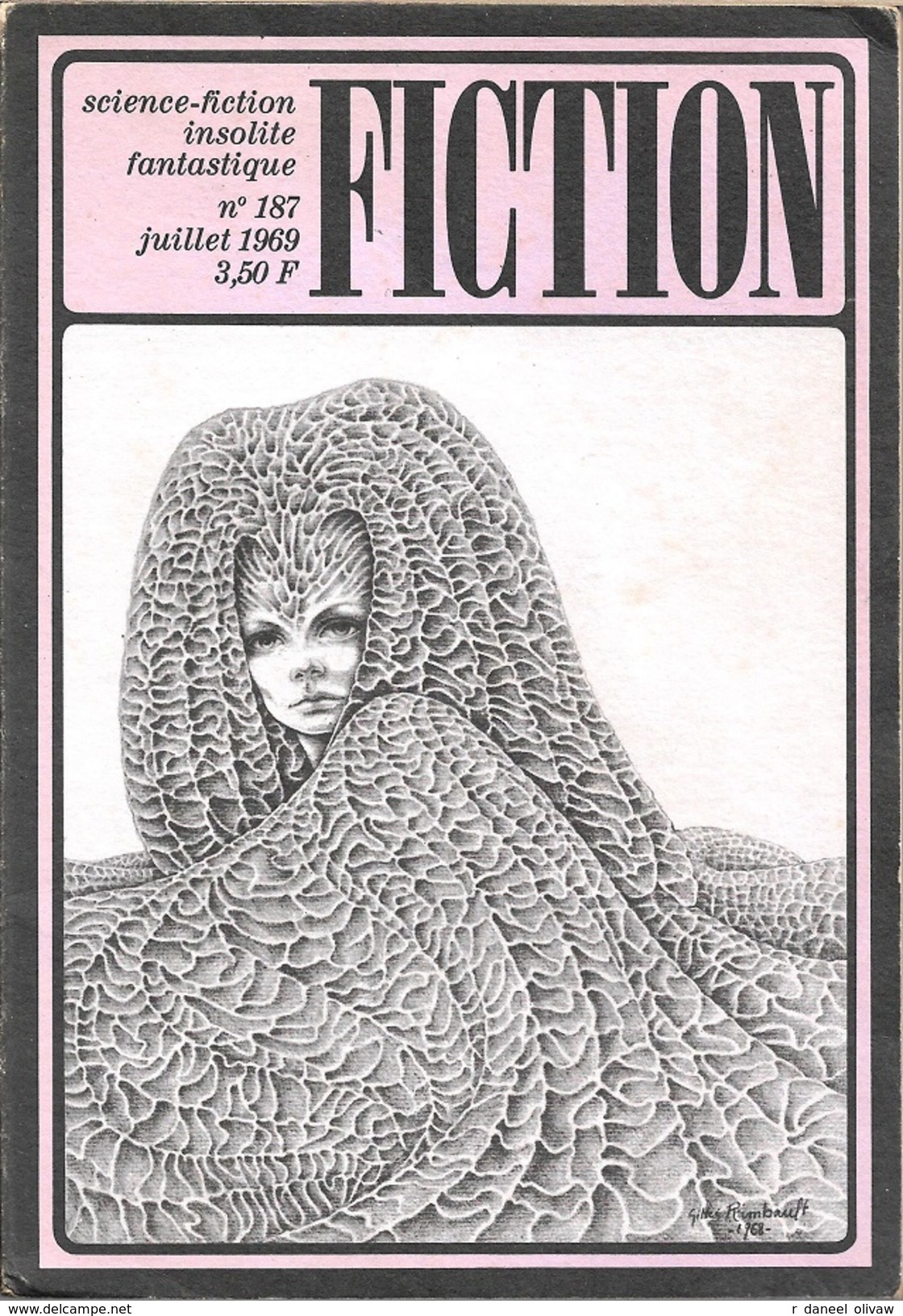 Fiction N° 187, Juillet 1969 (TBE) - Fictie