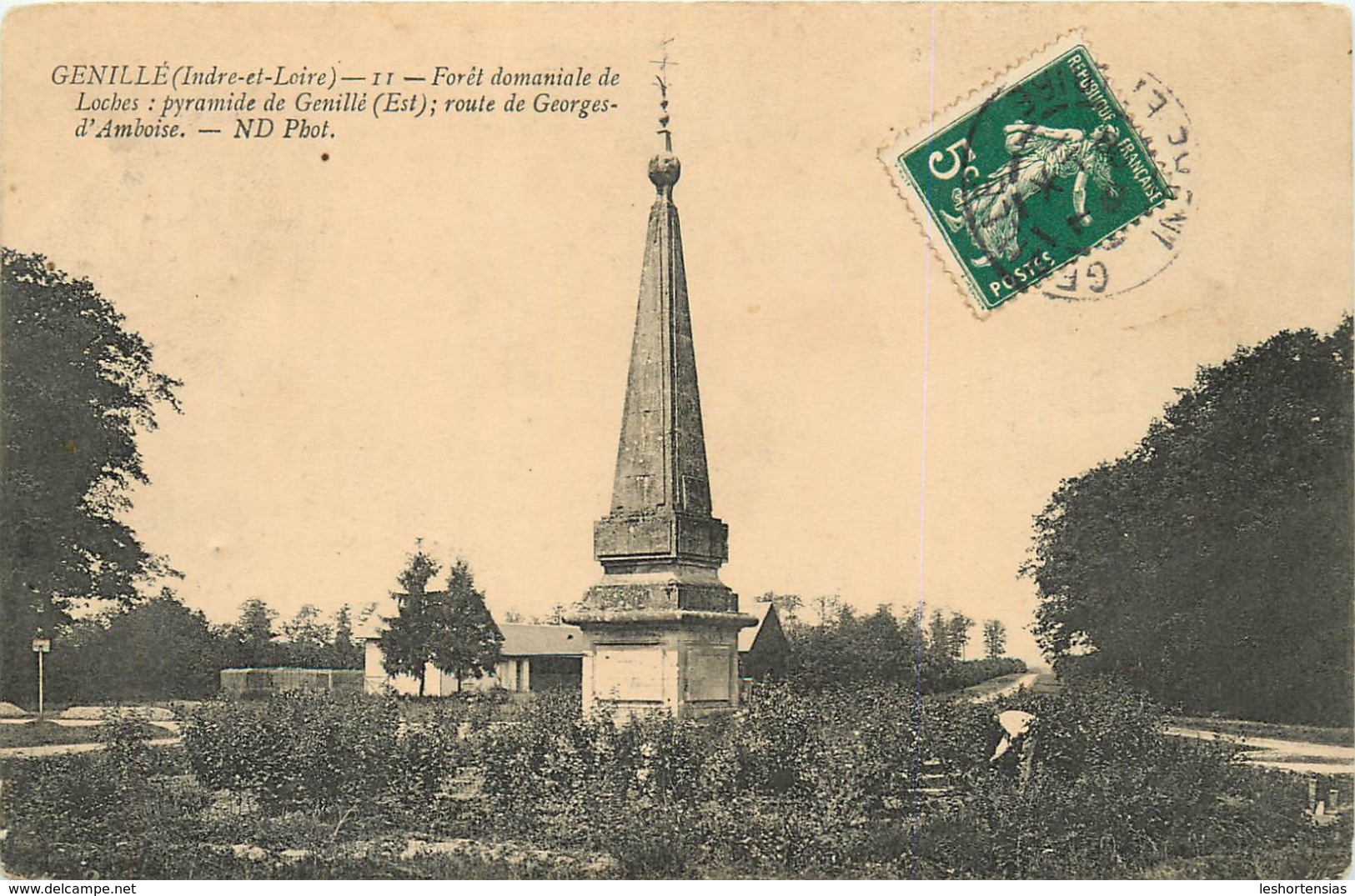 Prix En Baisse ! GENILLE PYRAMIDE DE GENILLE FORET DOMANIALE DE LOCHES - Genillé