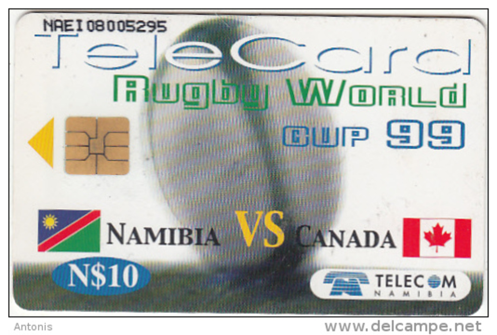 NAMIBIA(chip) - Rugby World Cup 1999/Namibia Vs Canada, Used - Namibia