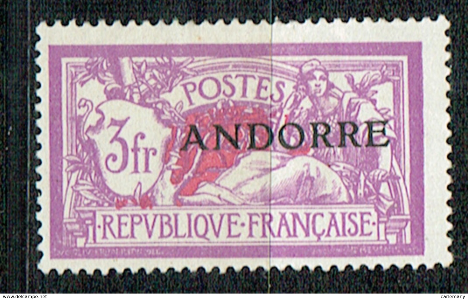 ANDORRE YVERT Nº 20 MERSON AVEC CHANIERE NEUF - Unused Stamps