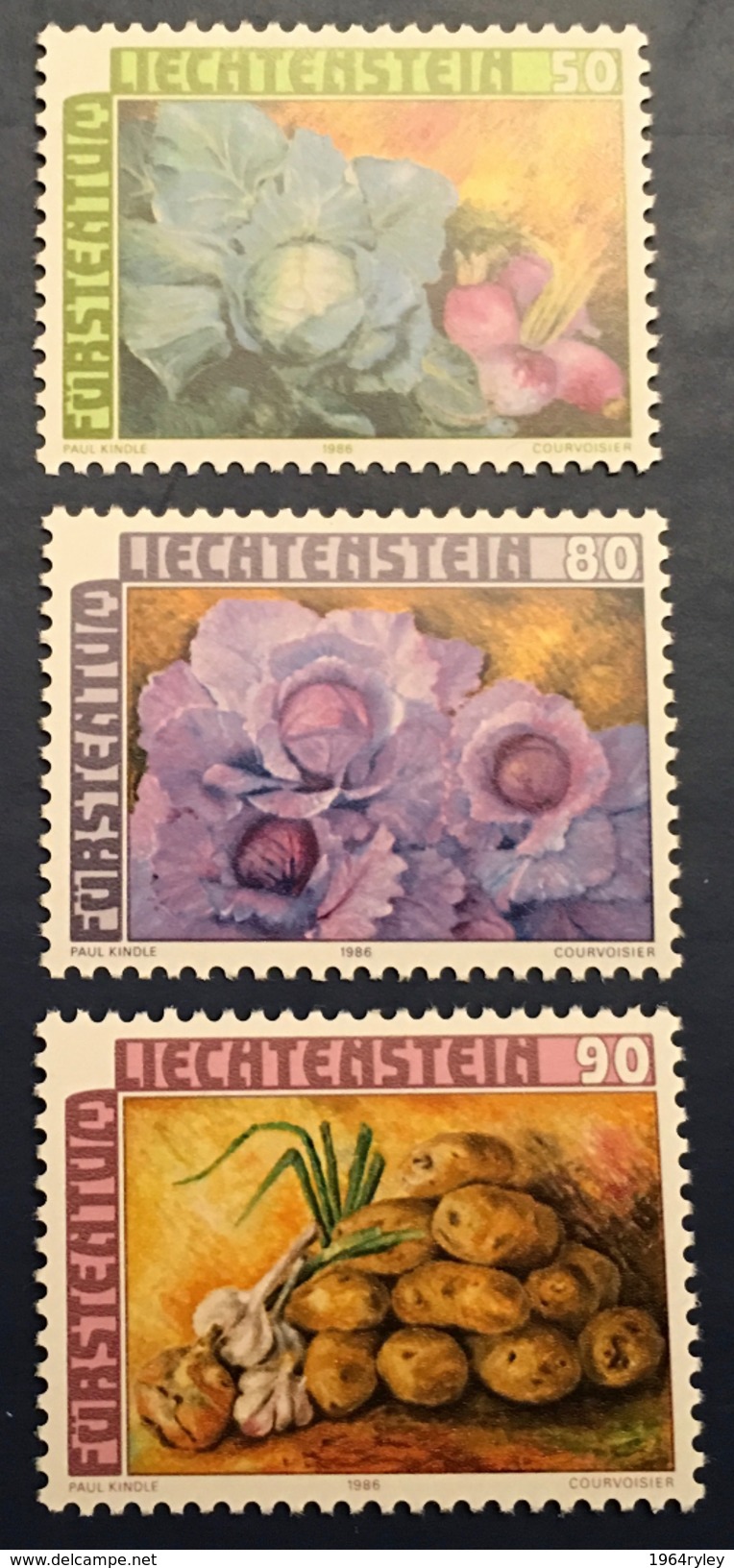 Liechtenstein 1986  MNH**   # 904/906 - Unused Stamps