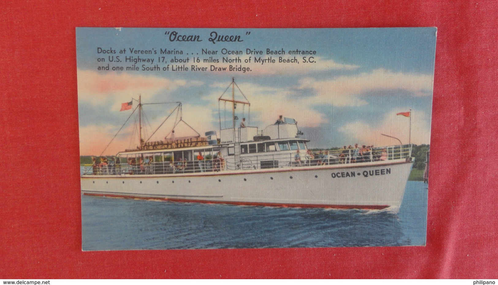 - South Carolina > Ocean Queen Fishing Boat-- 16 Miles North Of  Myrtle Beach-ref 2570 - Myrtle Beach