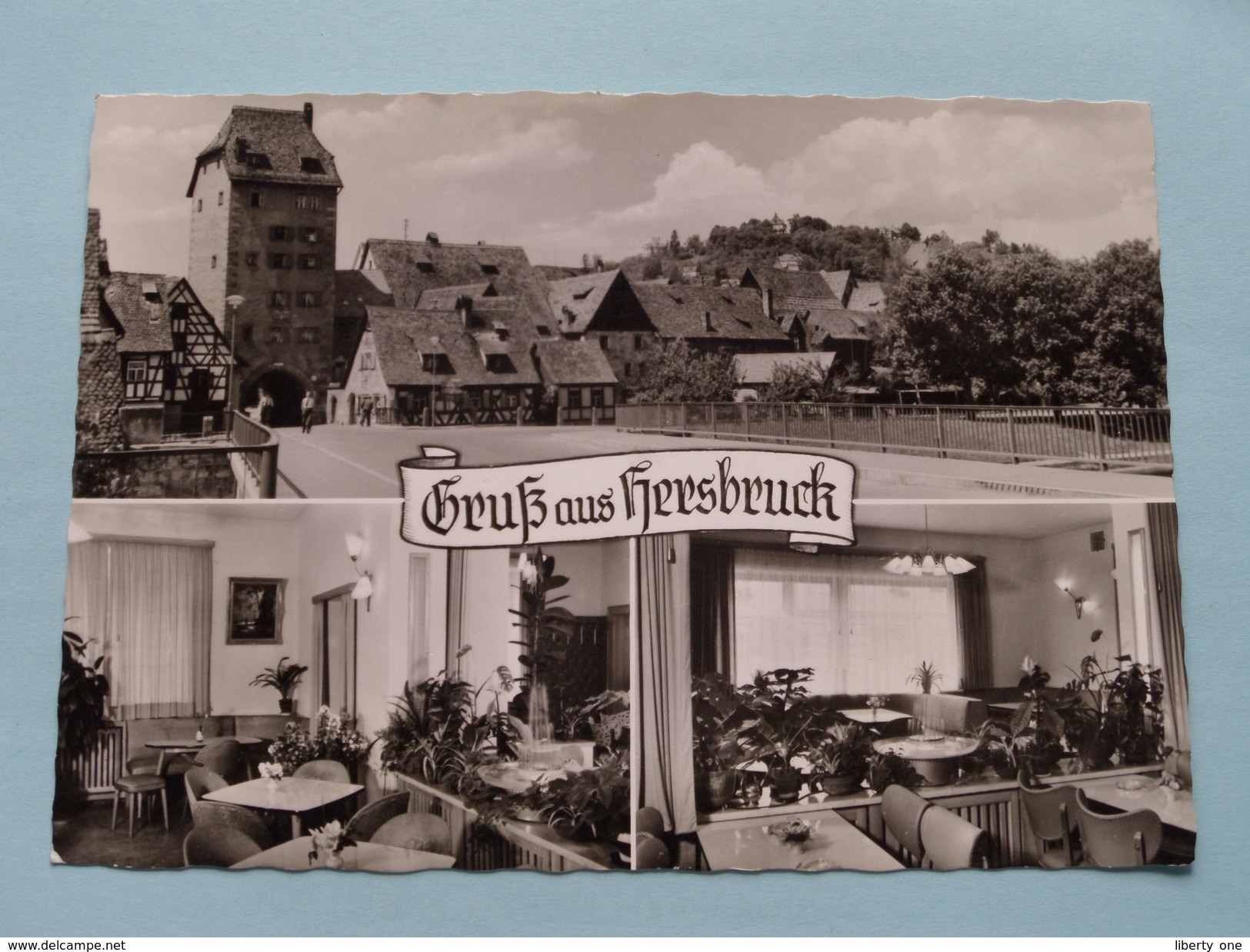 Kanditorei - Café BAUER, Hersbruck ( Steinbauer ) Anno 1960 ( Zie Foto Voor Details ) !! - Hersbruck