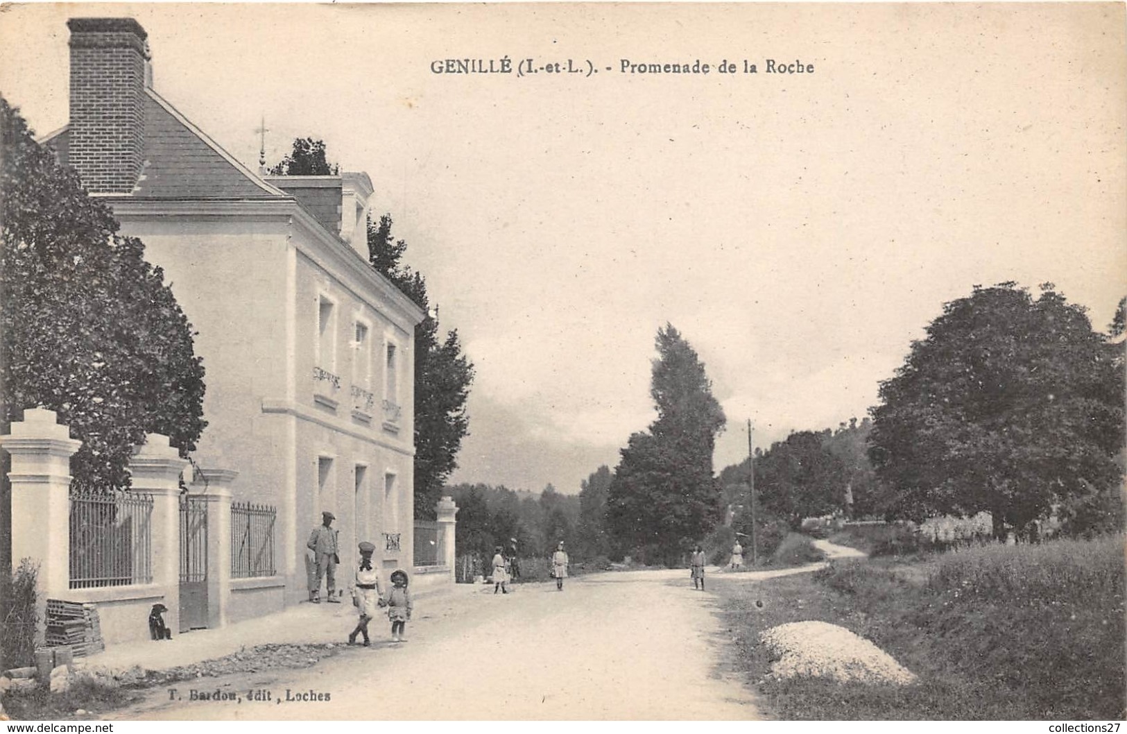 37- GENILLE - PROMENADE DE LA ROCHE - Genillé