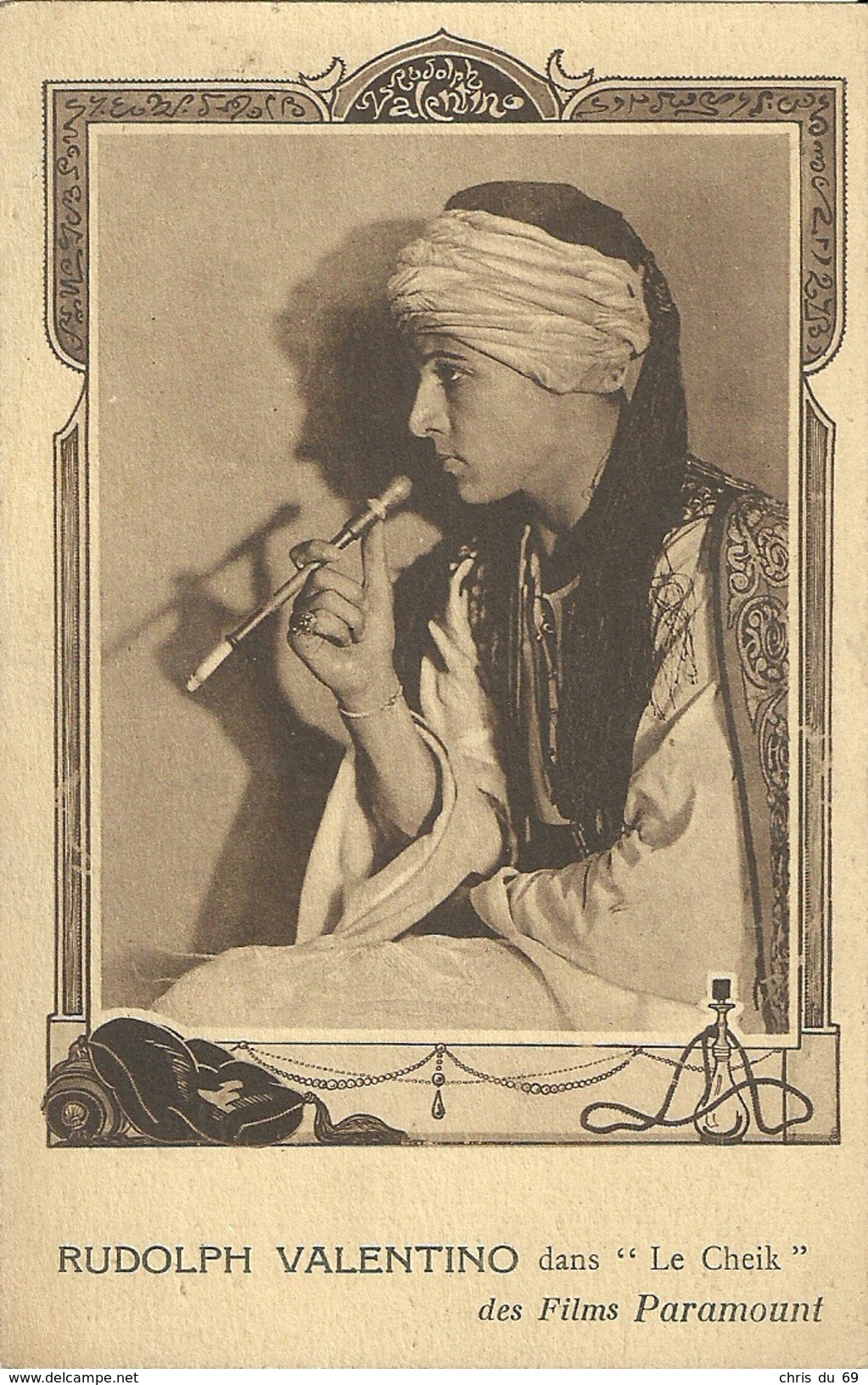 Rudolph Valentino Dans Le Cheik Des Films Paramount - Hommes