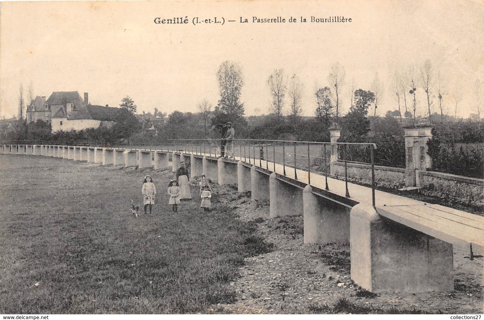 37- GENILLE - LE PASSERELLE DE LA BOURDILIERE - Genillé