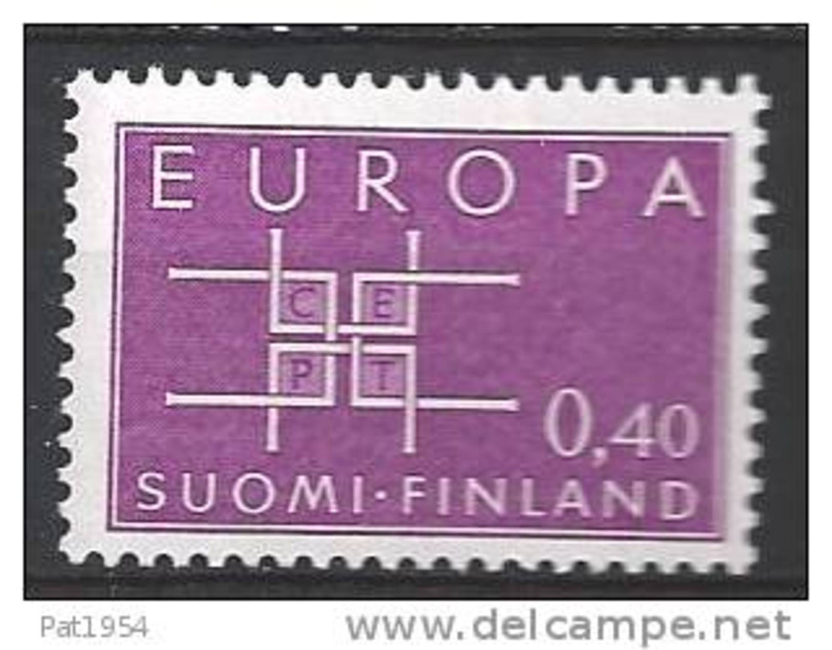 Finlande 1963 N° 556 Europa - Ungebraucht