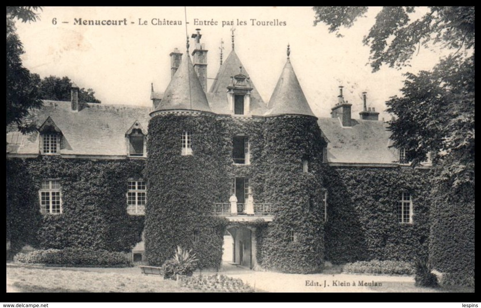 95 - MENUCOURT --  Le Château - Entrée Par Les Tourelles - Menucourt