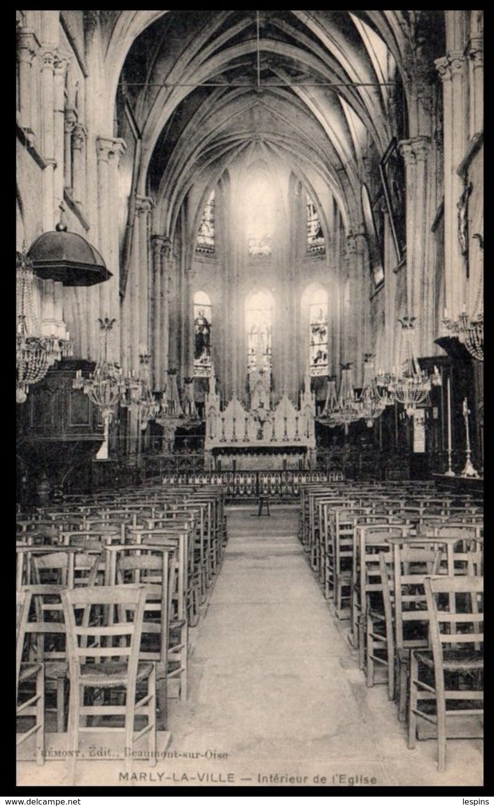 95 - MARLY La VILLE -- Intérieur De L'Eglise - Marly La Ville