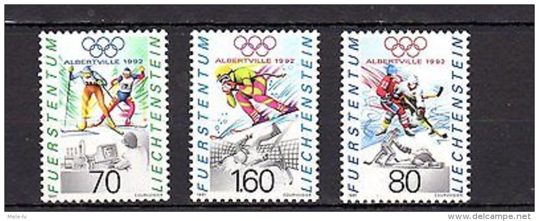 Leichtenstein 1992 Olympics Barcelona MNH - Other & Unclassified