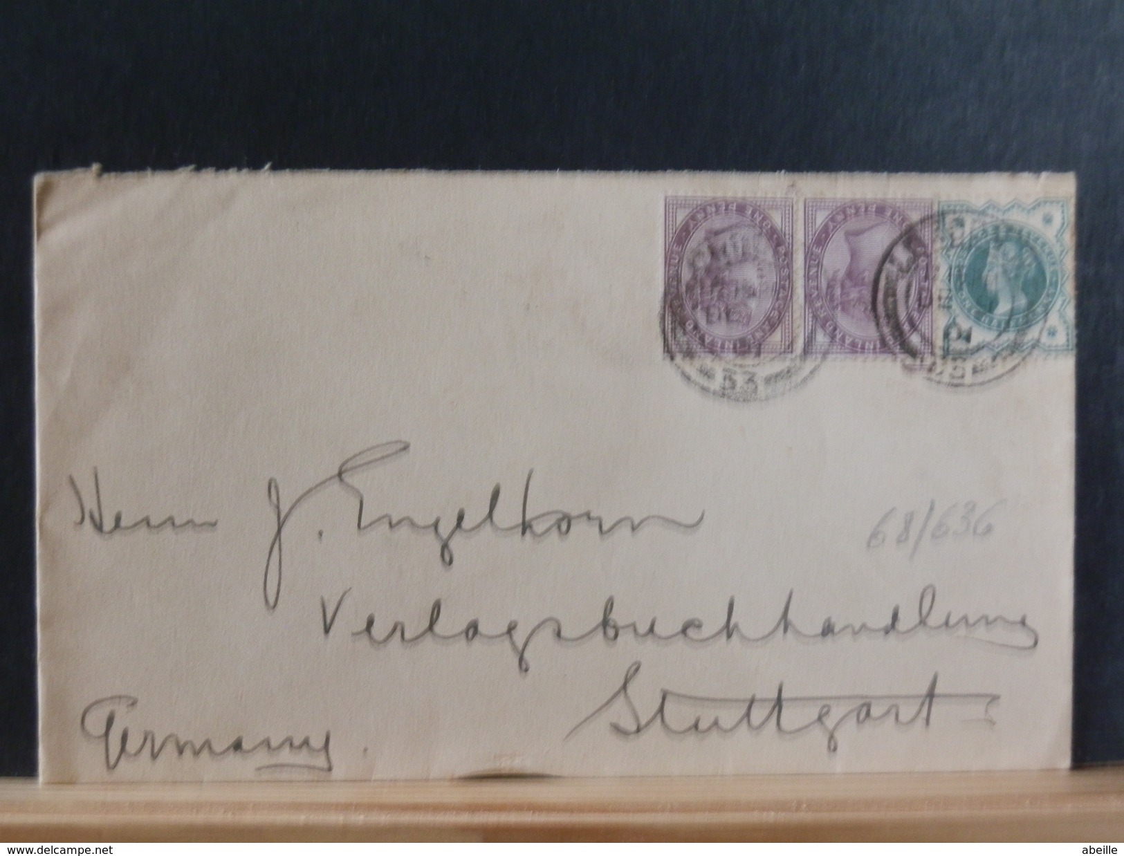 68/636    LETTER   TO GERMANY  1901 - Briefe U. Dokumente