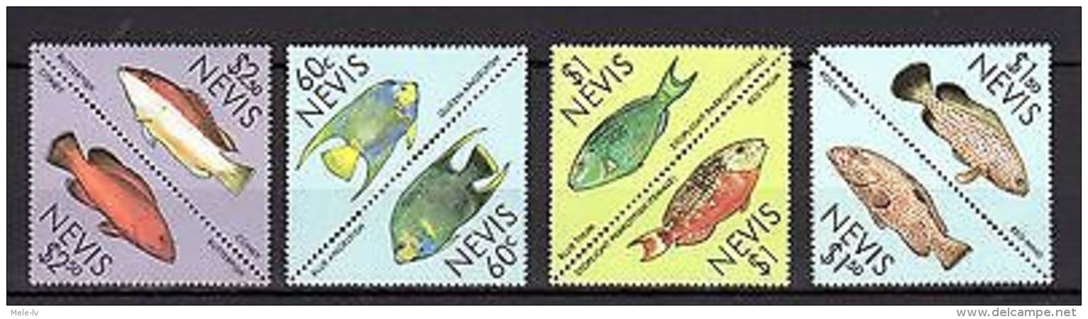 Nevis 1987 Fish MNH - Marine Life