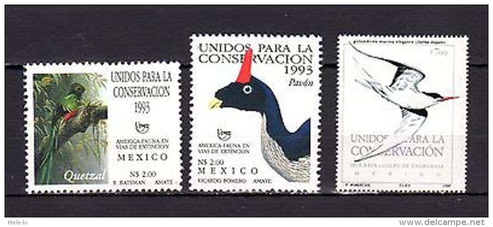 Mexico 1990, 1993 Endangered Birds MNH - Other & Unclassified