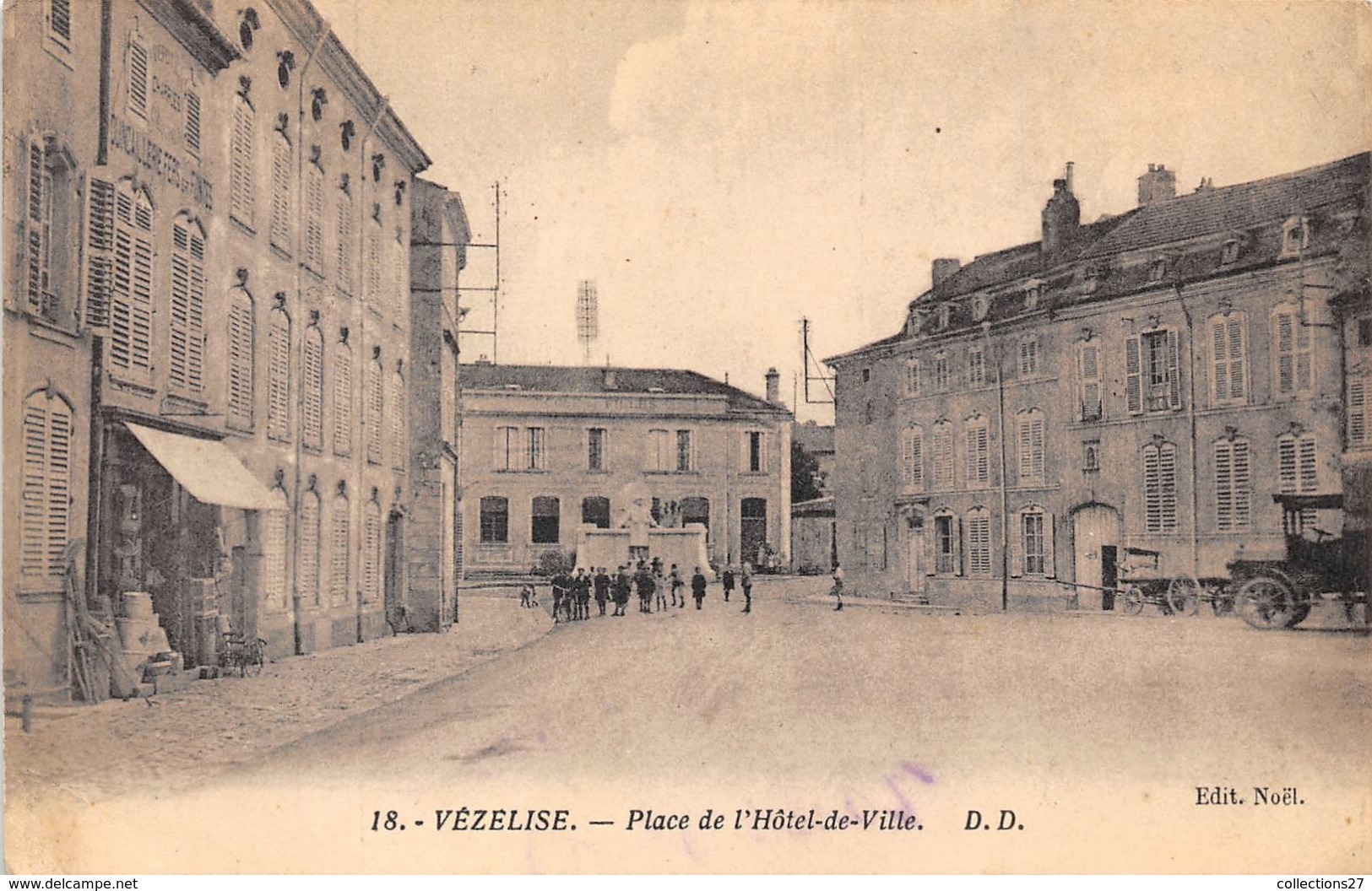 54- VEZELISE- PLACE DE L'HÔTEL DE VILLE - Vezelise