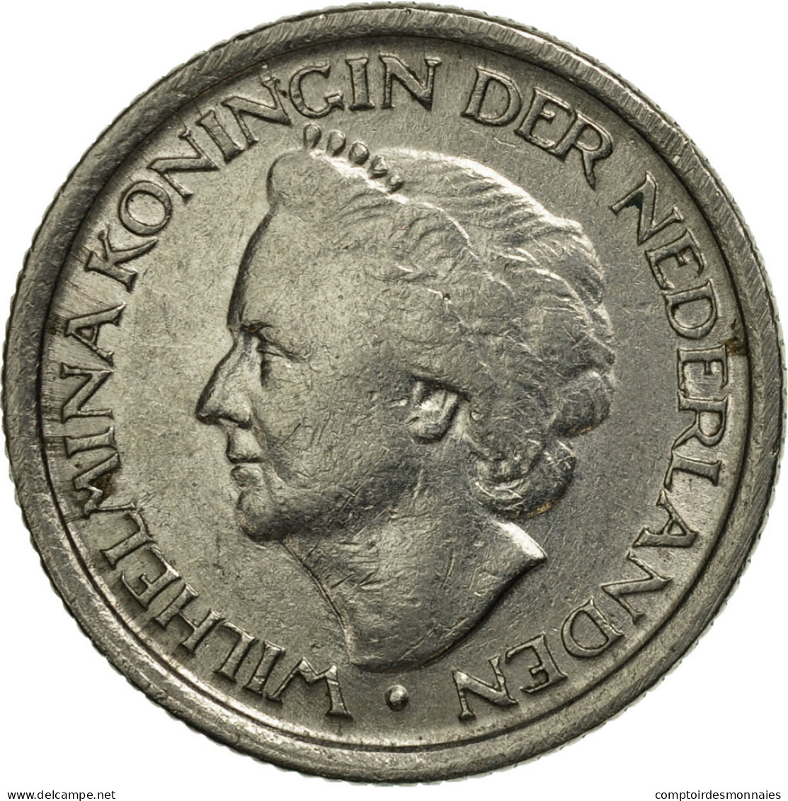 Monnaie, Pays-Bas, Wilhelmina I, 25 Cents, 1948, TTB+, Nickel, KM:178 - 25 Cent