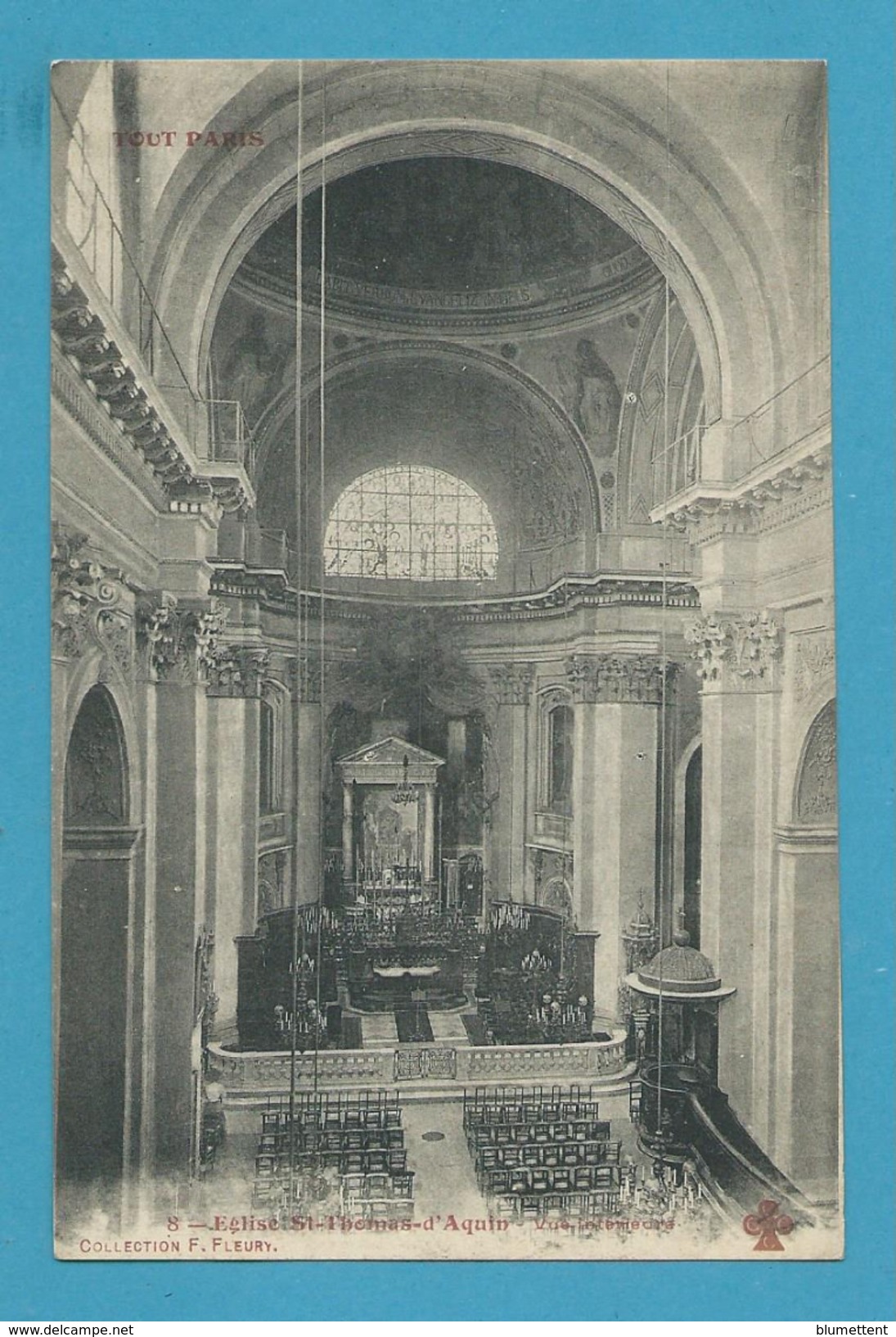 CPA 8 TOUT PARIS - Eglise St-Thomas-d'Aquin Collection FLEURY - Kerken